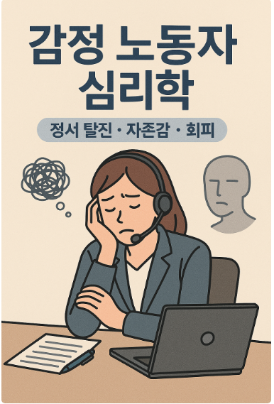 감정 노동자 심리학 (정서 탈진, 자존감, 회피)