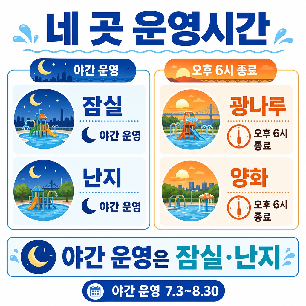 광나루&middot;양화는 해 지기 전에 닫아요
