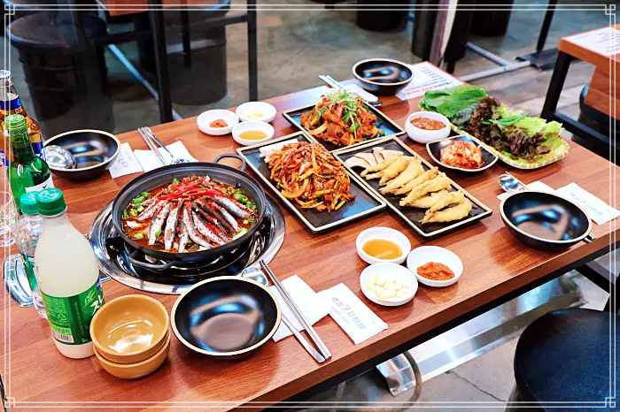 도봉, 도봉산 맛집 서울에 유일, 웃장 멸치, 고기 모둠 한상
