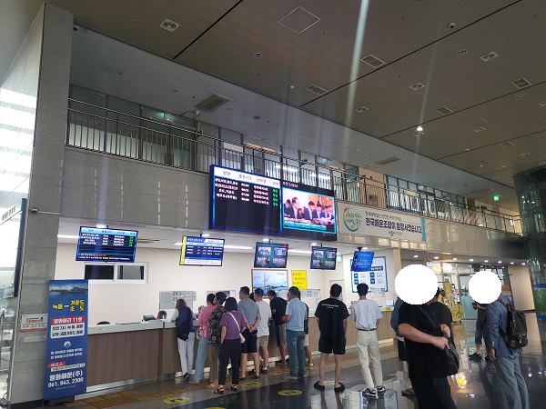 전라남도 고흥 녹동신항 내부전경