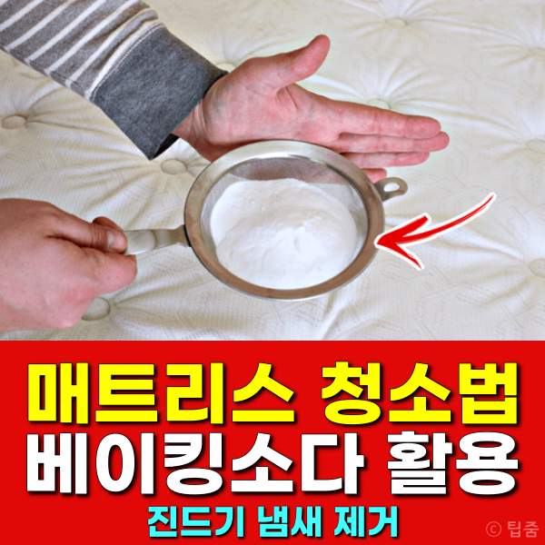 매트리스 청소 방법 베이킹소다 냄재제거,매트리스진드기청소