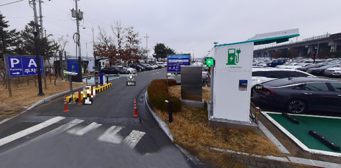 오송A주차장 입구