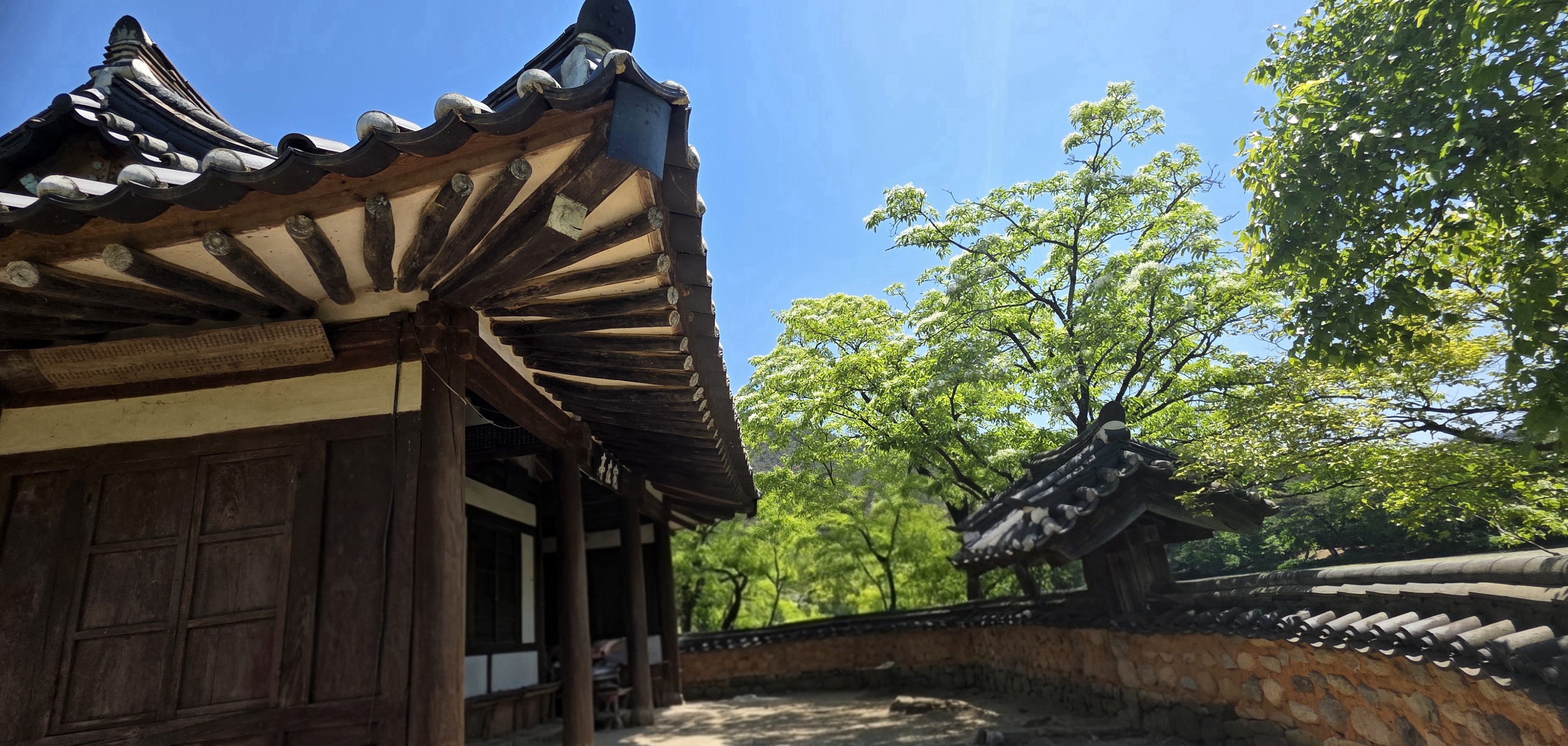 완재정 처마