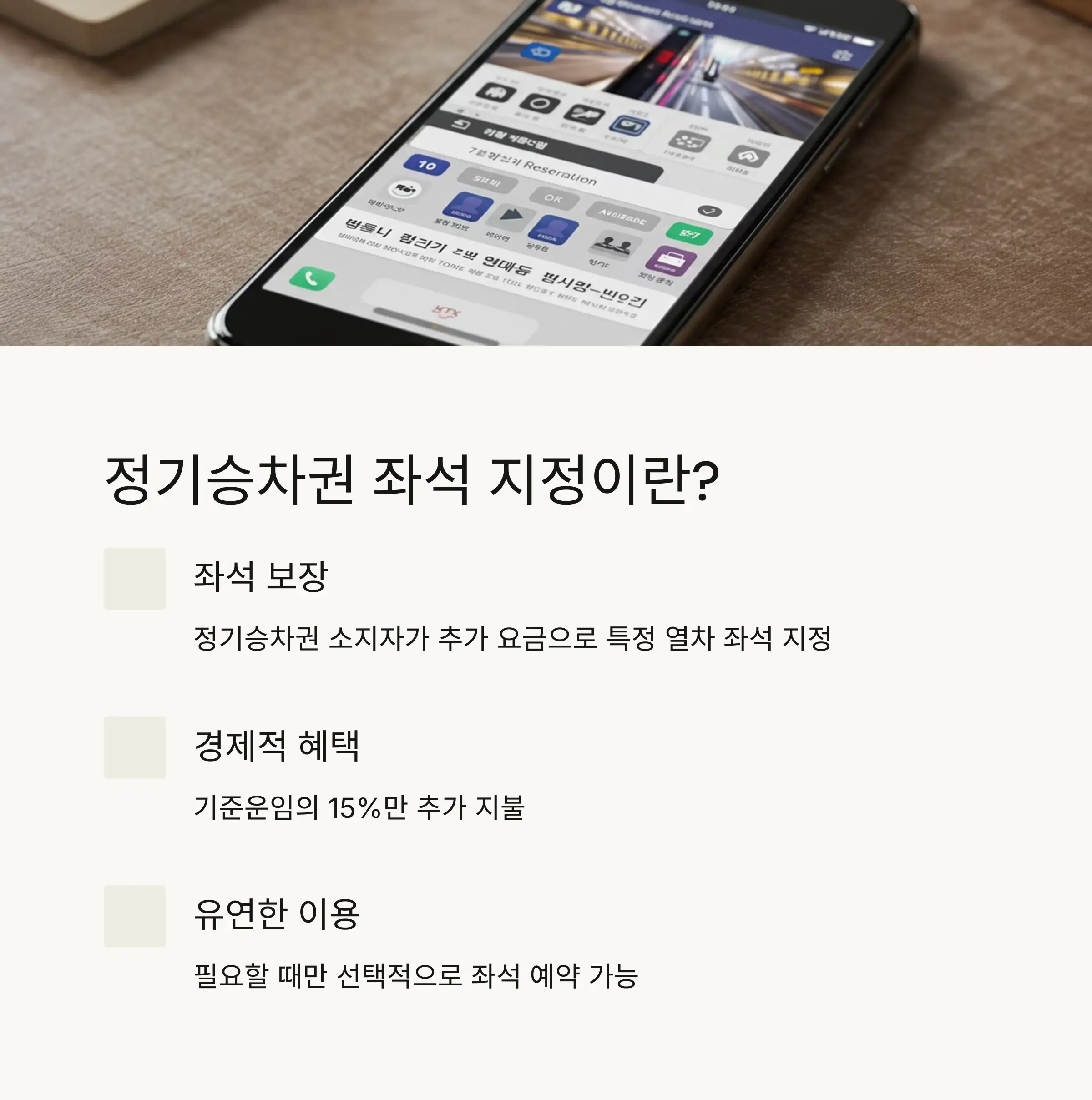 💰 좌석 지정 서비스의 장점과 비용