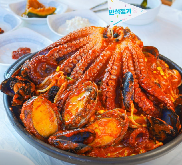 만석찜가 대표 메뉴
