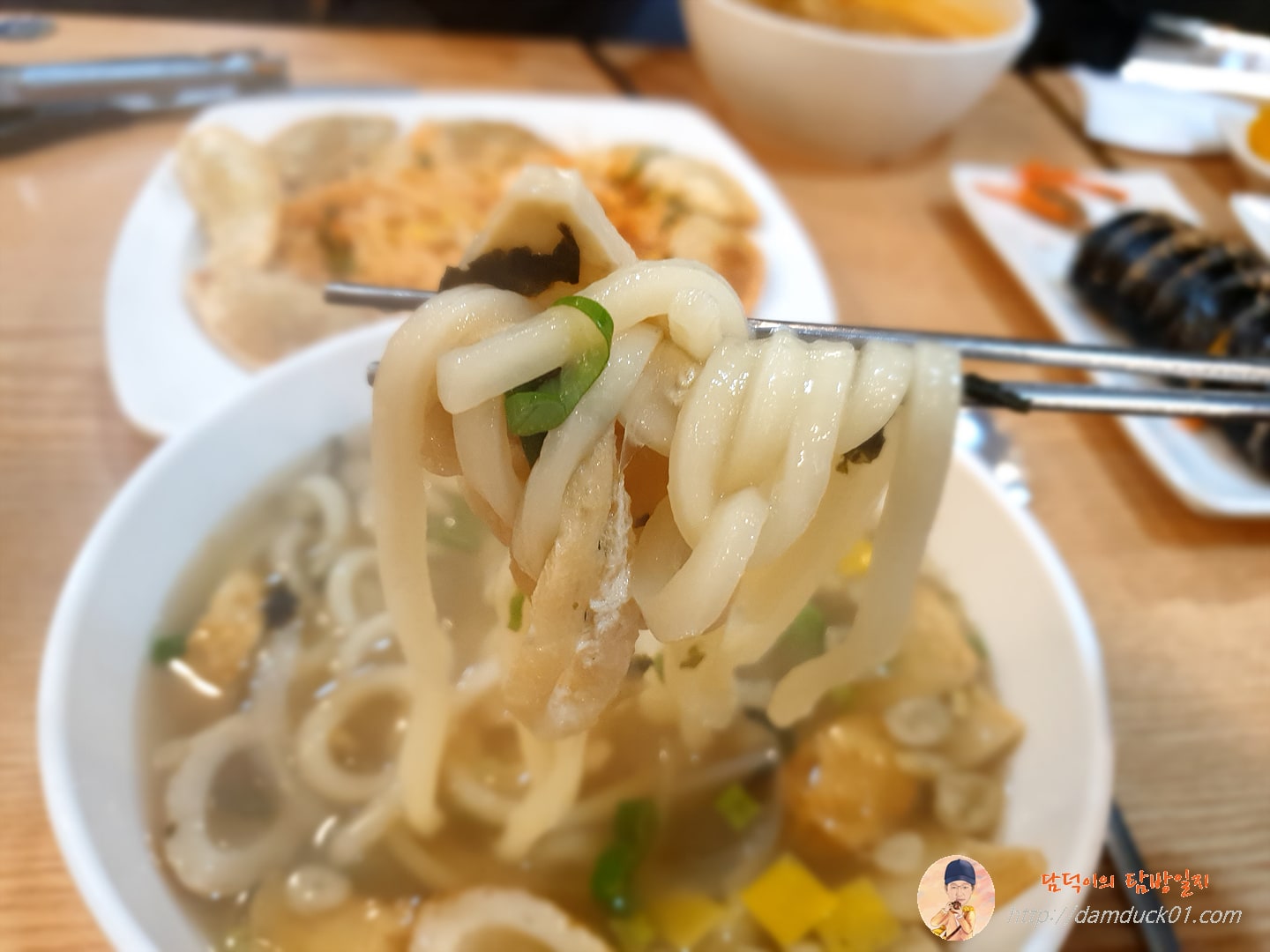 김솔솔김밥-우동-어묵우동-담덕이의탐방일지