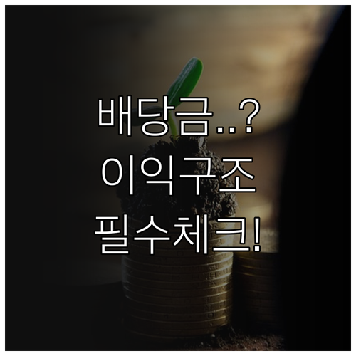 배당주 투자 시 꼭 확인해야 할 배당..