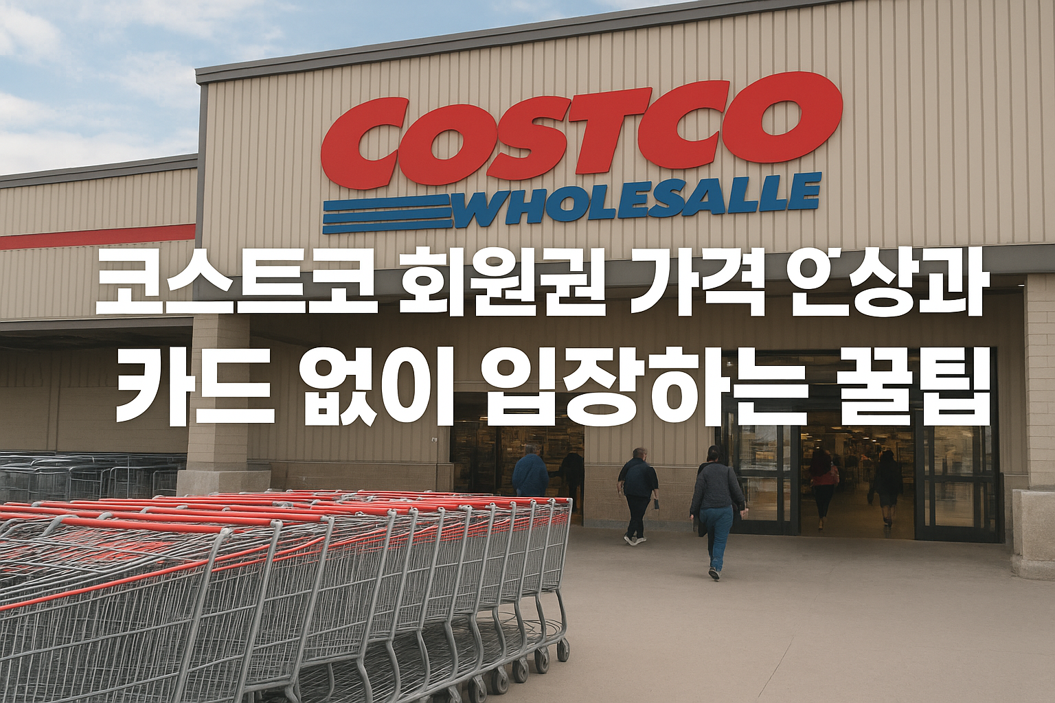 코스트코 회원권 가격 인상과 카드 없이 입장하는 꿀팁