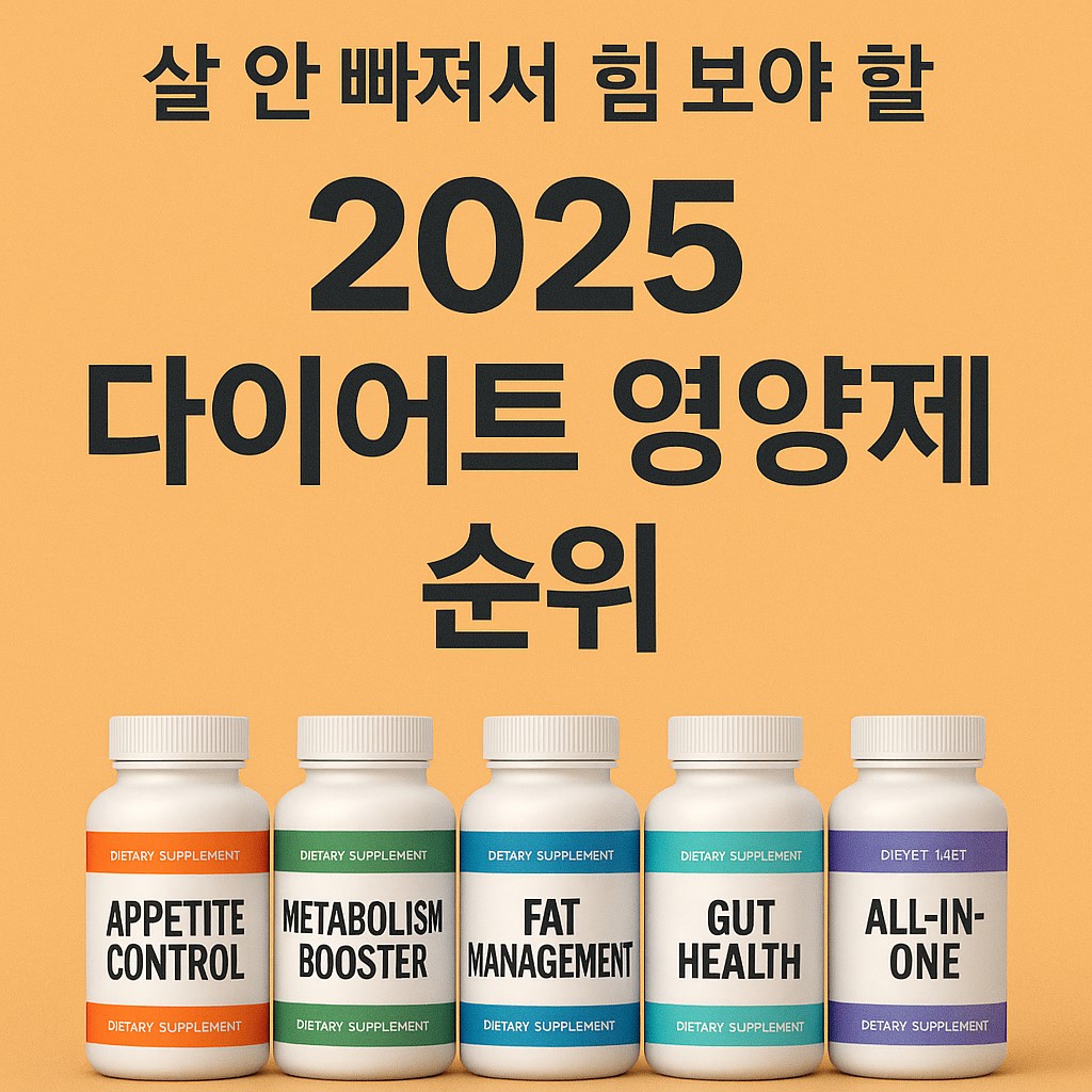 2025 다이어트 영양제 순위 대표 이미지