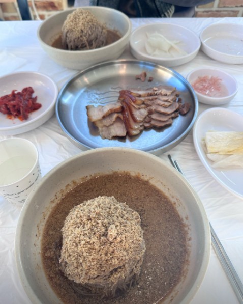 고성 교암막국수 메뉴 이미지