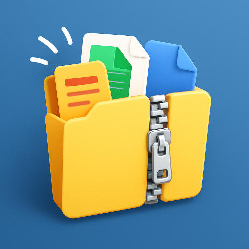 이미지 1. 파일 압축