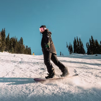 휘닉스파크 한산한 슬로프, 새 보드, 6/6 바인딩