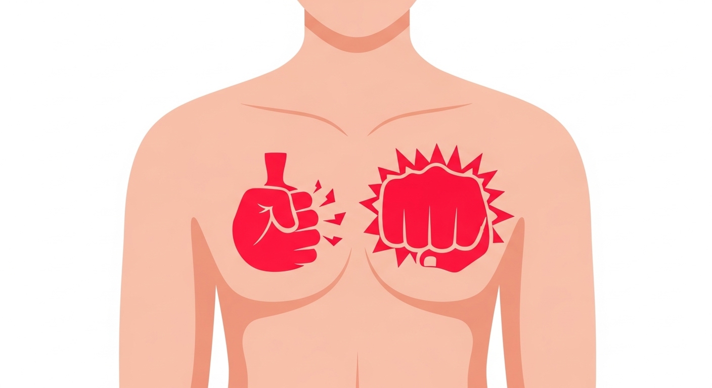 가슴이 콕콕찌르는 증상
