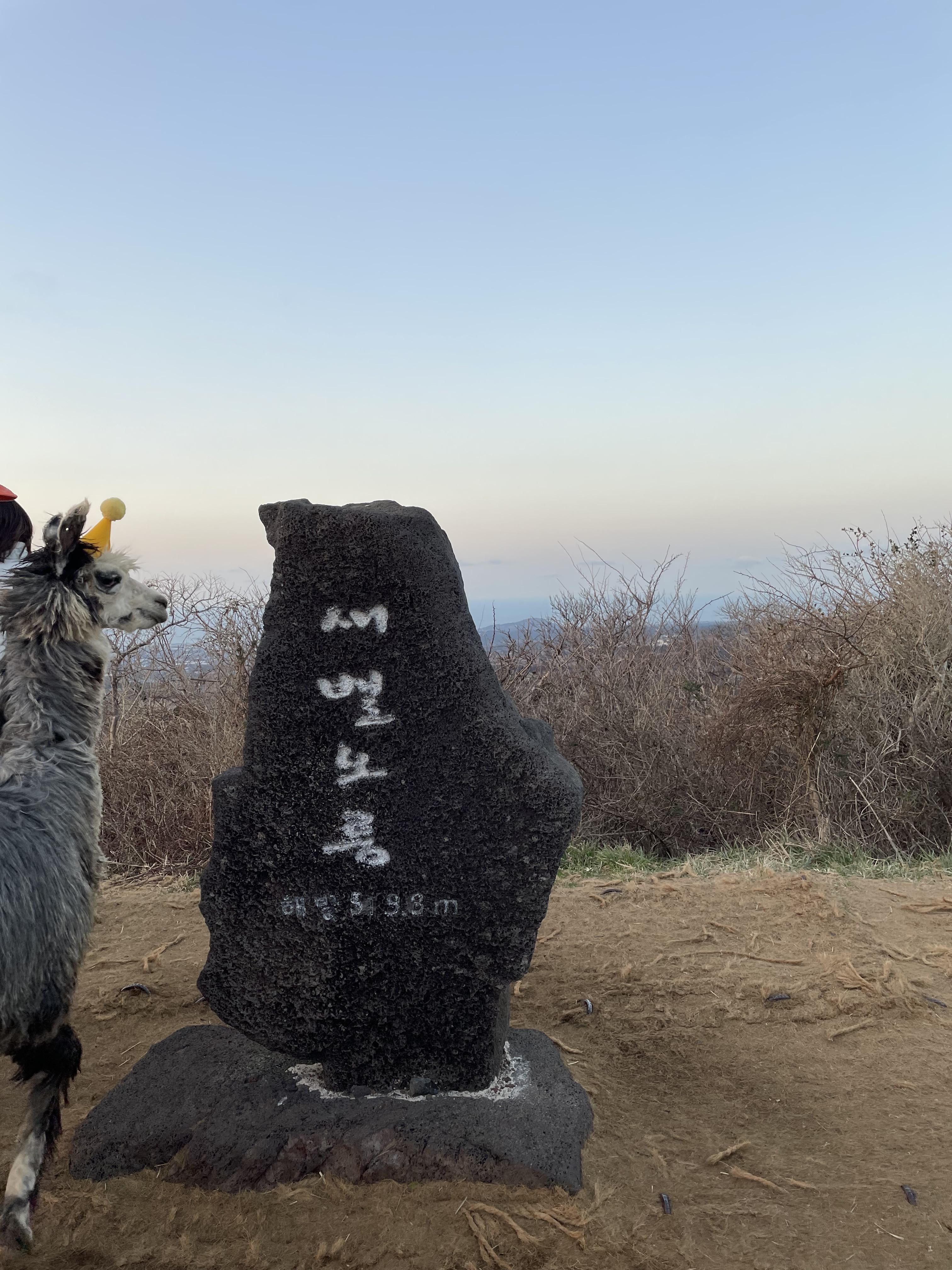 새별오름정상