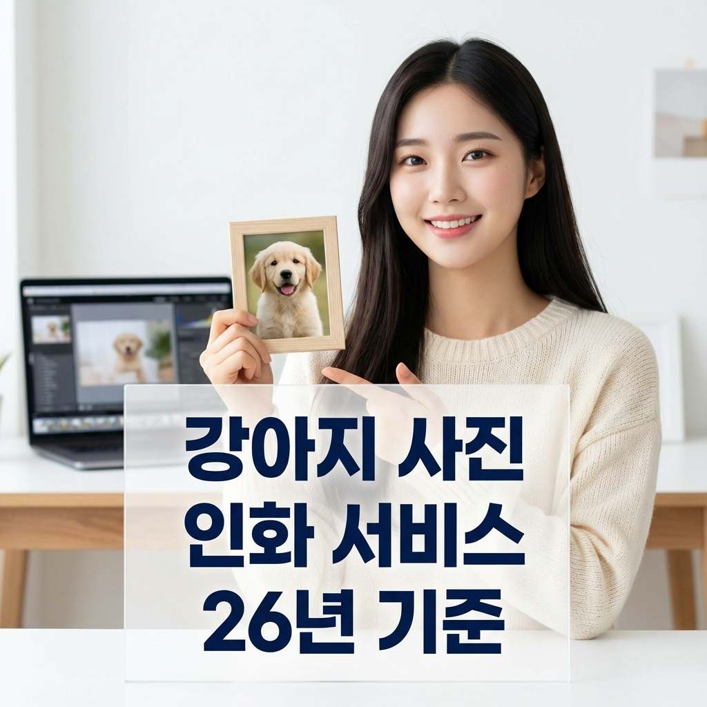 강아지 사진 인화 서비스 26년 기준 | 품질·가격·배송 비교 가이드