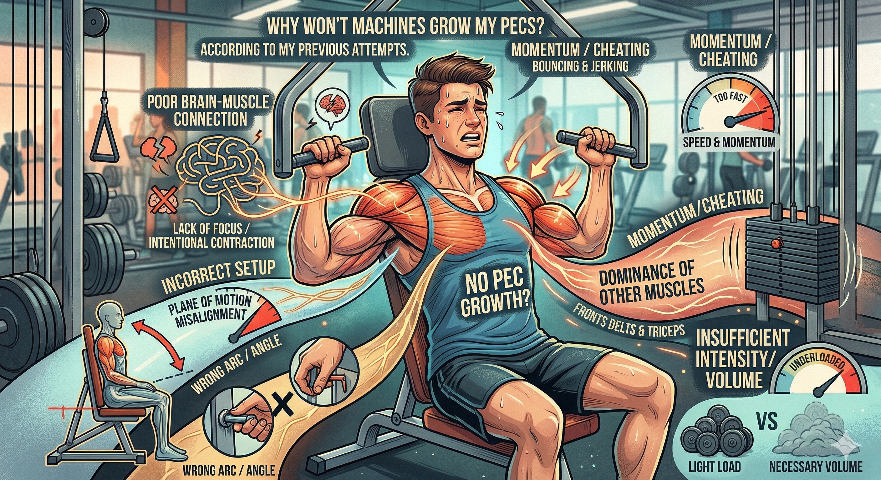 문제 제기: 왜 머신으로 해도 가슴이 안 커질까