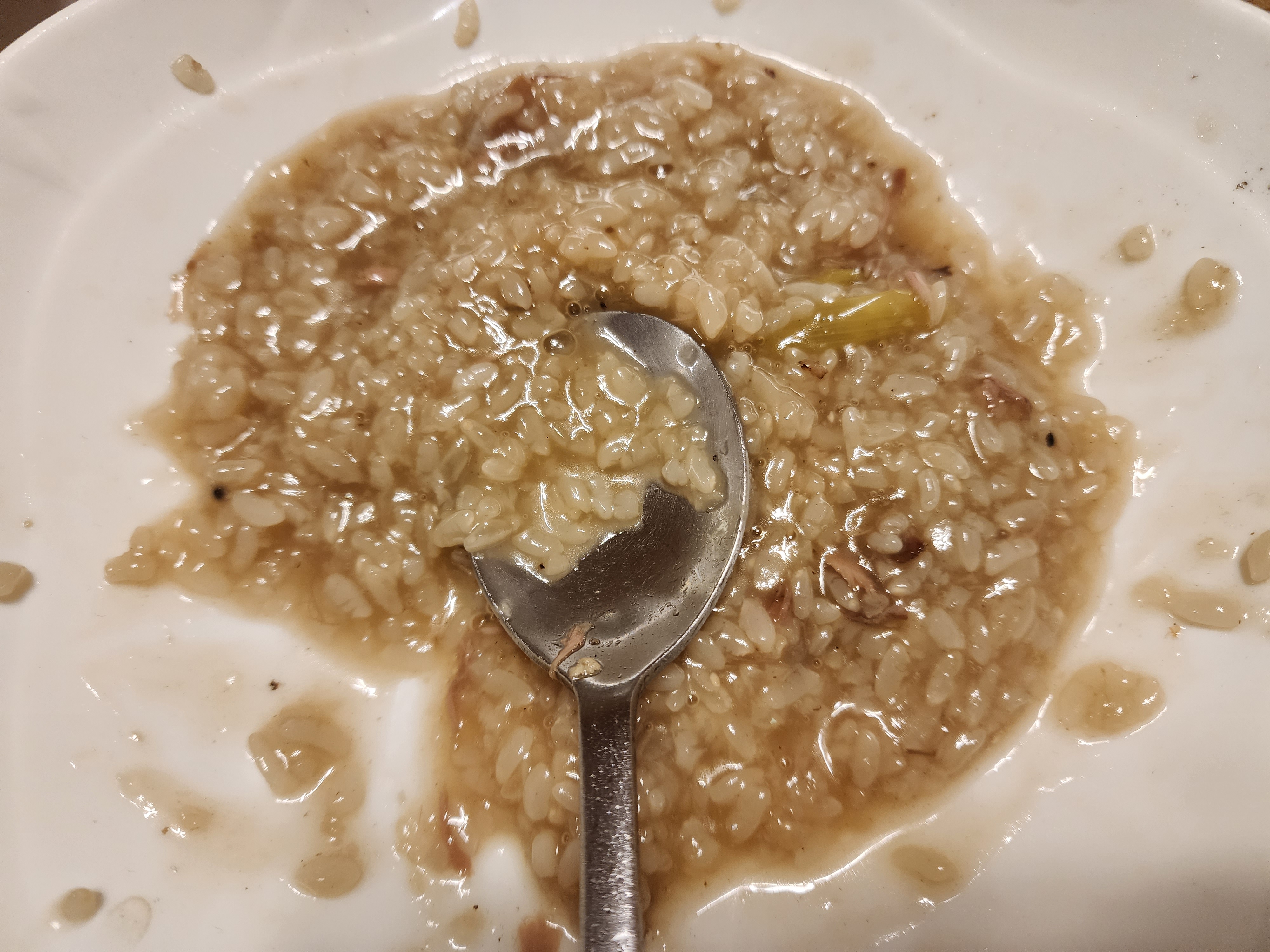 능이 오리 백숙 찹쌀죽