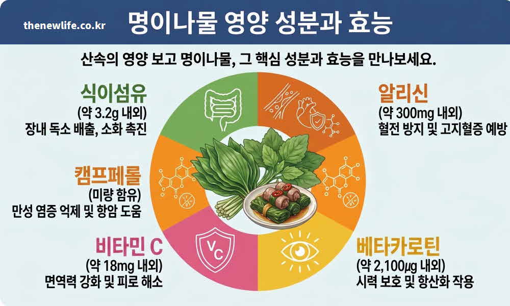 명이나물 효능 영양성분
