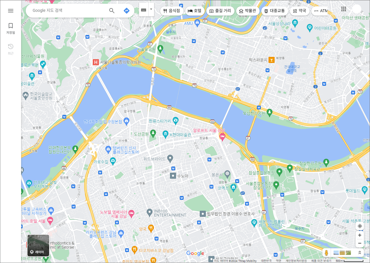 구글 지도 미리보기