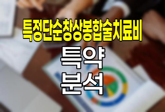 메리츠화재 특정단순창상봉합술치료비 특약, 경제적 상처 치료 보장