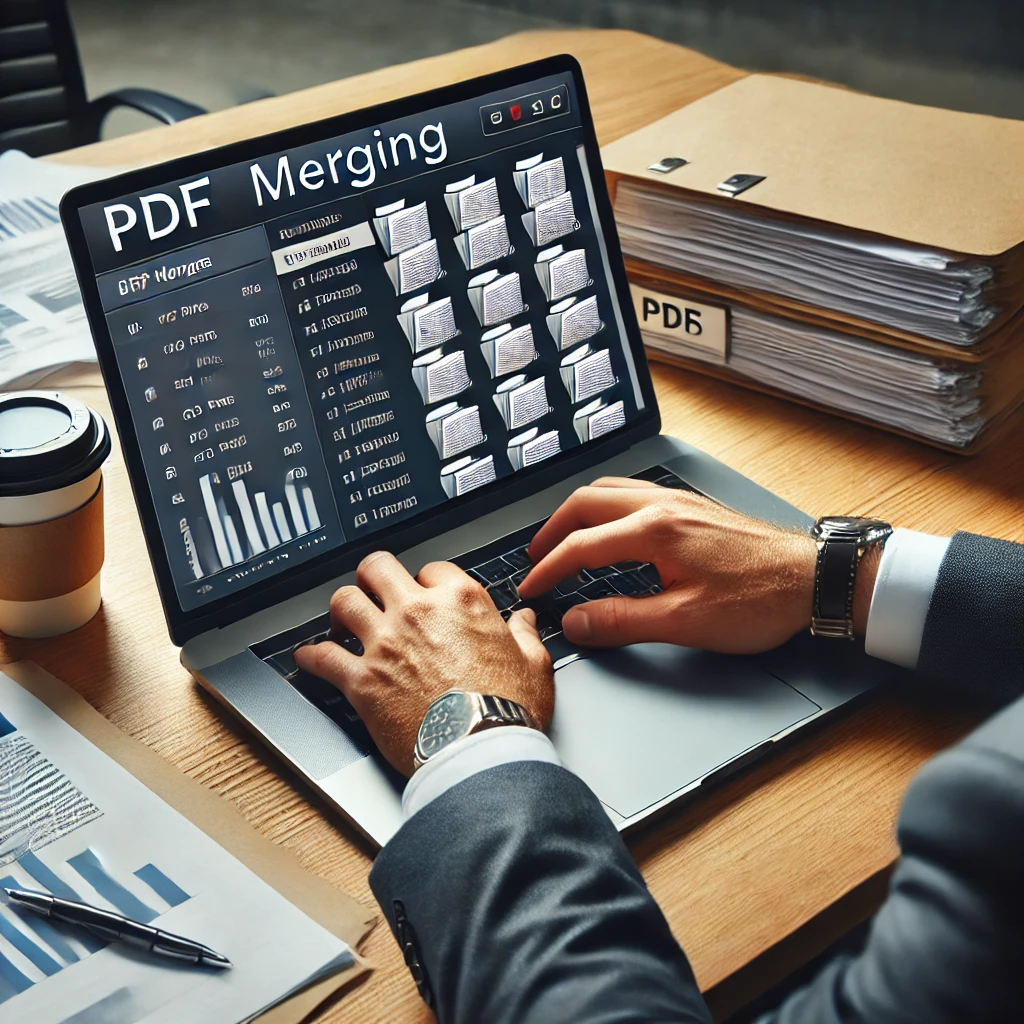 PDF 병합 도구를 사용하는 비즈니스 환경