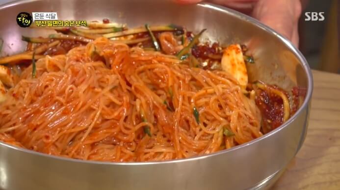 생활의달인-비빔밀면