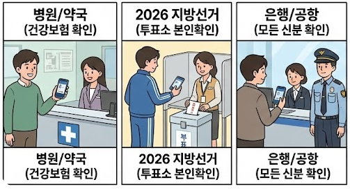 모바일신분증 사용처
