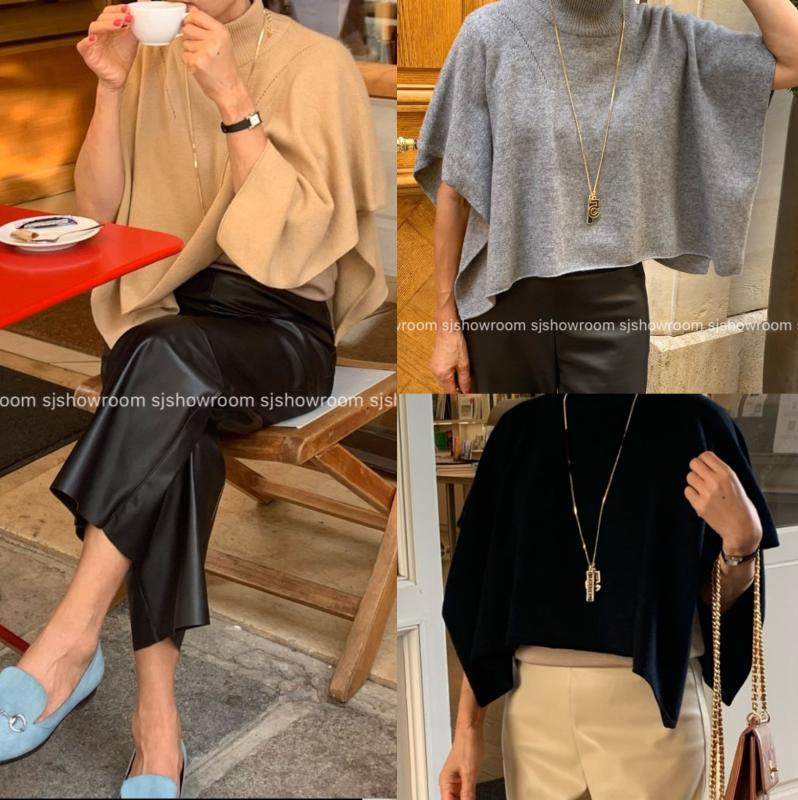 로우게이지 파리 케이프 니트