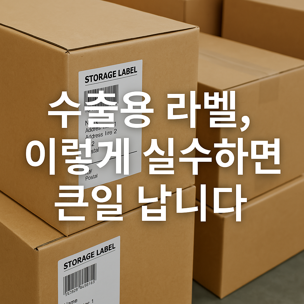 밸브 포장, 왜 작은 라벨 하나로 클레임이 생길까?