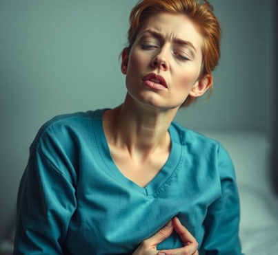 어지럽고 속이 울렁거림