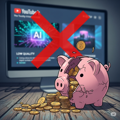 충격! 유튜브, 이제 '돈 복사 영상' 못 만든다?! AI 꼼수 쓰다간 '수익 증발' 대란 예고!