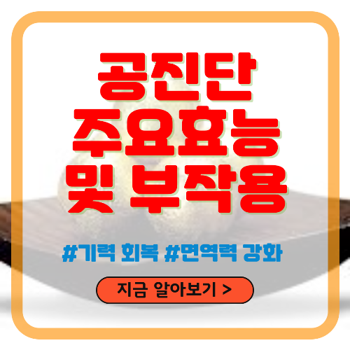 공진단 주요효능 및 부작용