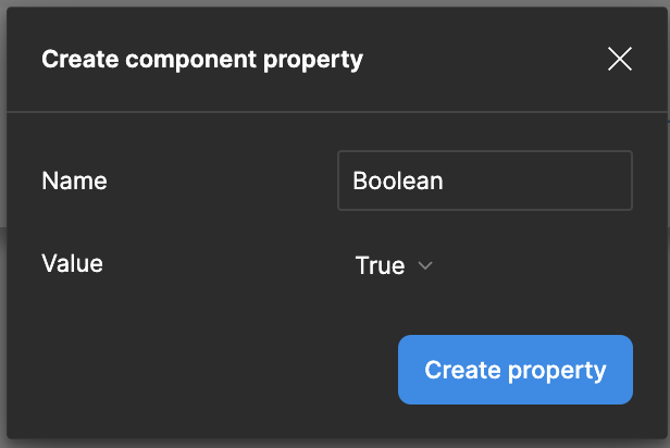 컴포넌트 속성 설정
