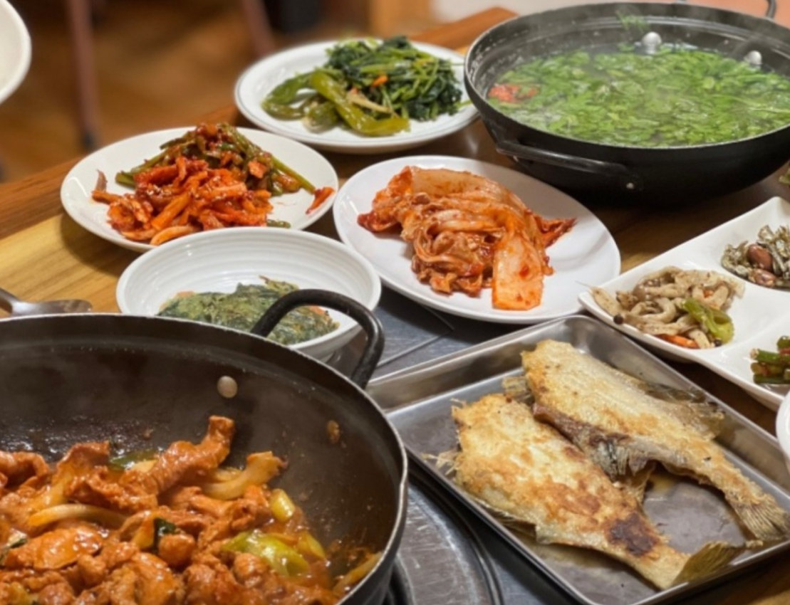 순천 한정식급 돼지불백