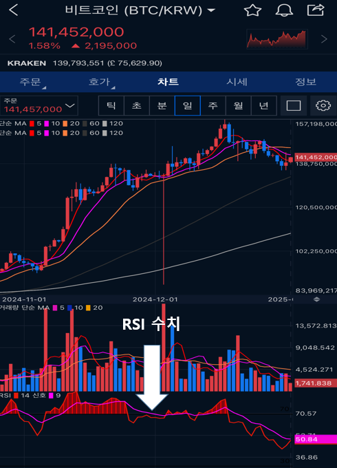 RSI 수치