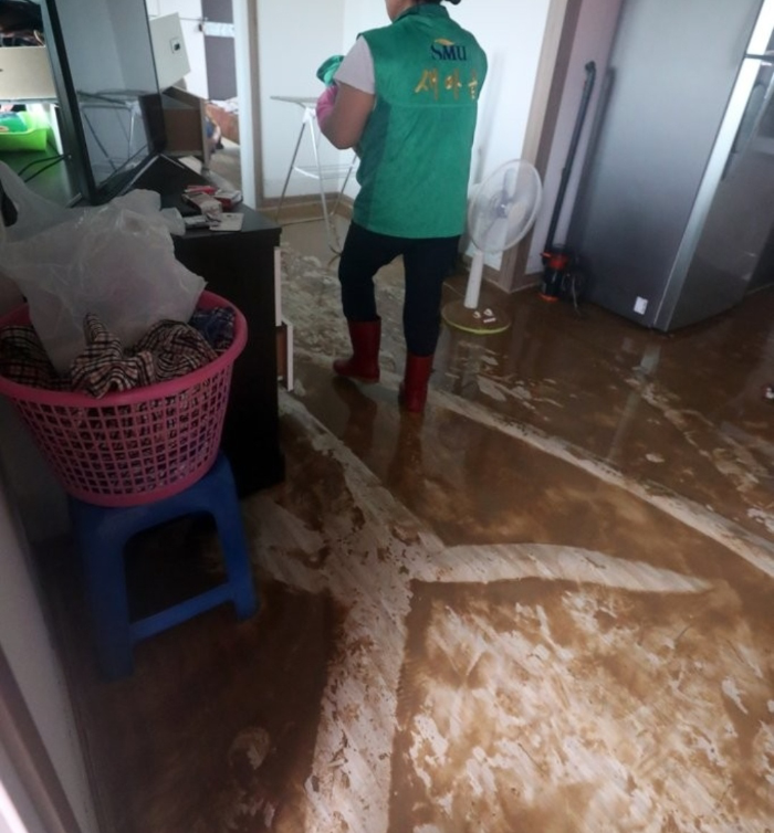 침수 피해 주택 <출처 연합뉴스>