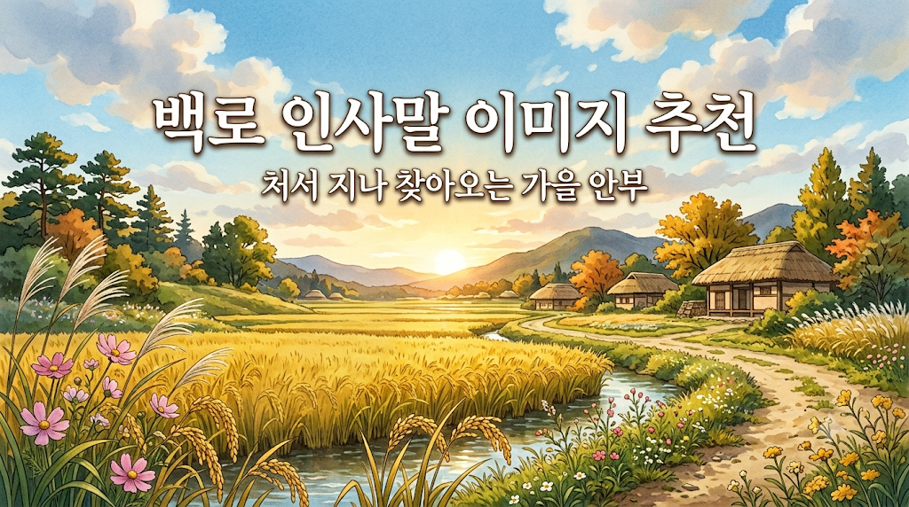 백로-인사말-이미지-추천