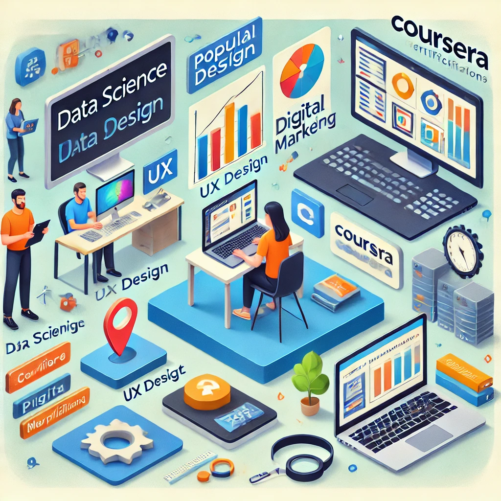 Coursera 자격증, 무엇이 좋을까? 인기 자격증 분석 가이드