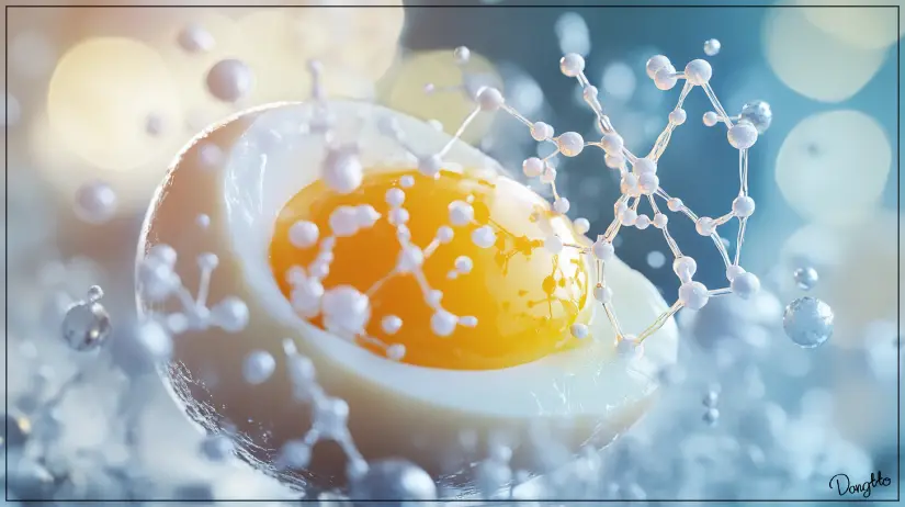 당뇨에-좋은-계란이-포함한-단백질을-시각화하여-표시한-사진