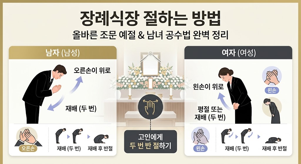장례식장 절하는 방법