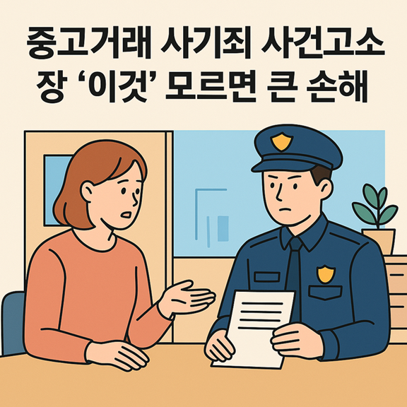 중고거래사기죄 사건고소장