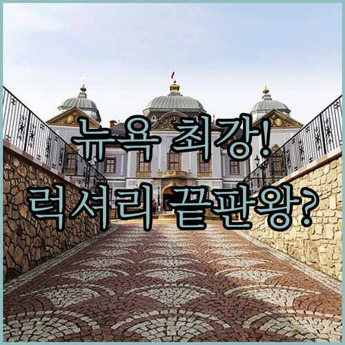 뉴욕 럭셔리 호텔 추천 스파 간이 주..