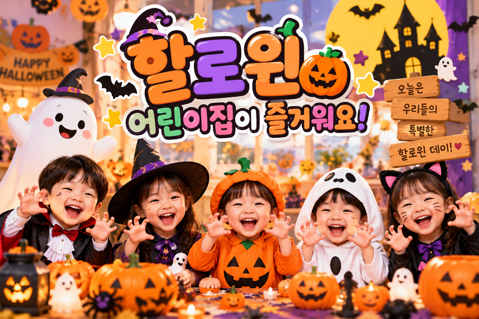 할로윈 어린이집 문구