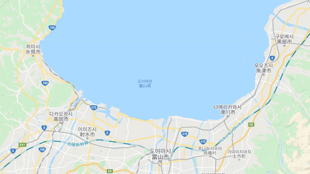 양질의 해산물이 잡히는 도야마 만