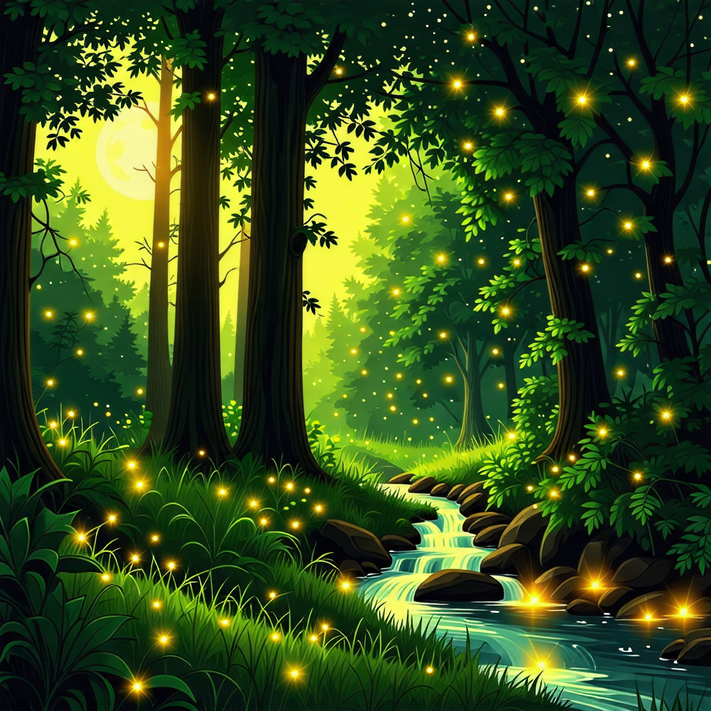 숲 속 반딧불이