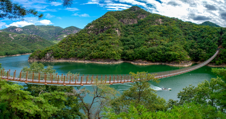 옥순봉 출렁다리