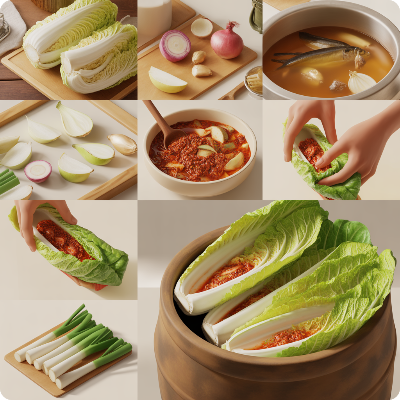 김장김치 맛있게 담는 법 이미지