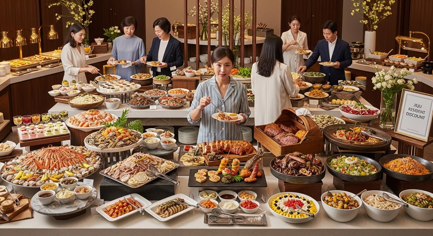 제주 롯데호텔 뷔페 도민할인