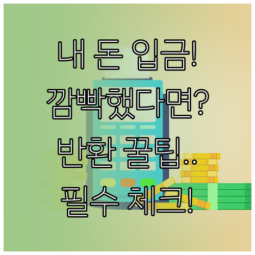 카카오페이 송금 내역 확인 및 착오송..