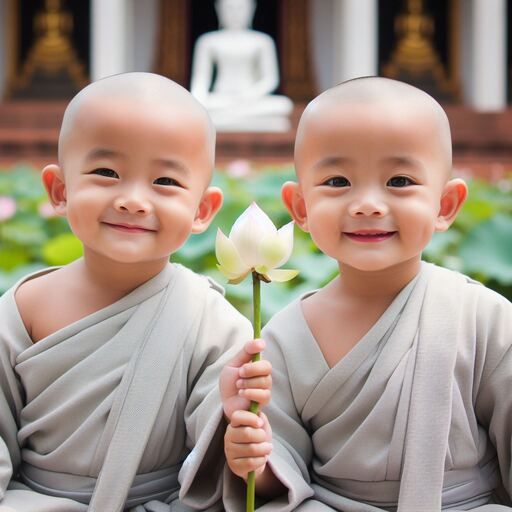 부천님 오신 날 동자승 이미지